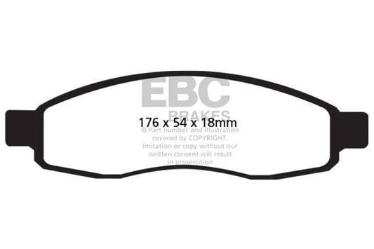 EBC 04-05 Infiniti QX56 5.6 Ultimax2 Front Brake Pads