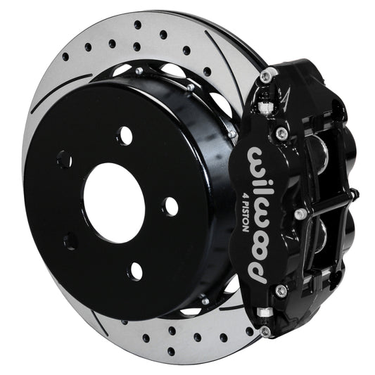 Wilwood 18-21 Jeep Wrangler Narrow Superlite 4R Rear Brake Kit SRP 13.50in Rotor w/Lines - Black