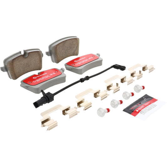 Brembo 10-19 Audi A6 C7 (4G2/4GC) Xtra Ceramic Brake Pad - Rear