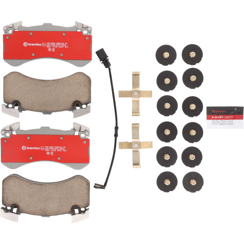 Brembo 10-19 Audi A6 C7 (4G2/4GC) / 09-19 Audi A8 D4 Xtra Ceramic Brake Pad - Front