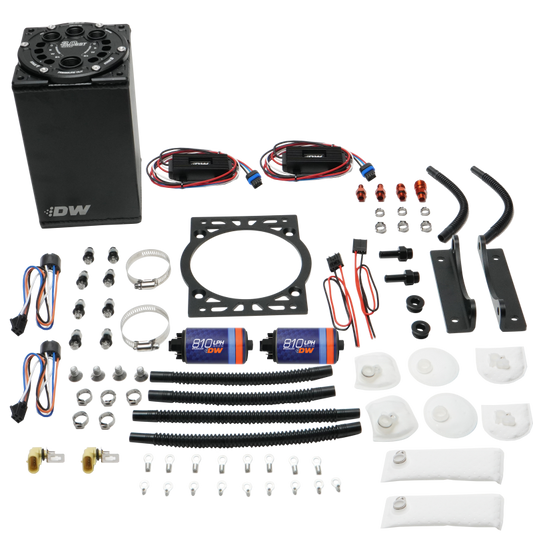 DeatschWerks 3.0L Staged Surge Tank w/ DW810 Fuel Pumps