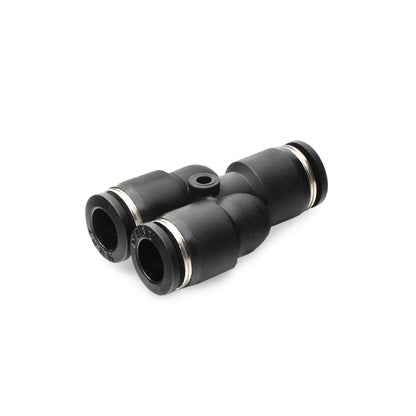 Nuke Performance - Pneufit Quick Connect Y Fitting 10 mm (1x) to 8 mm (2x)