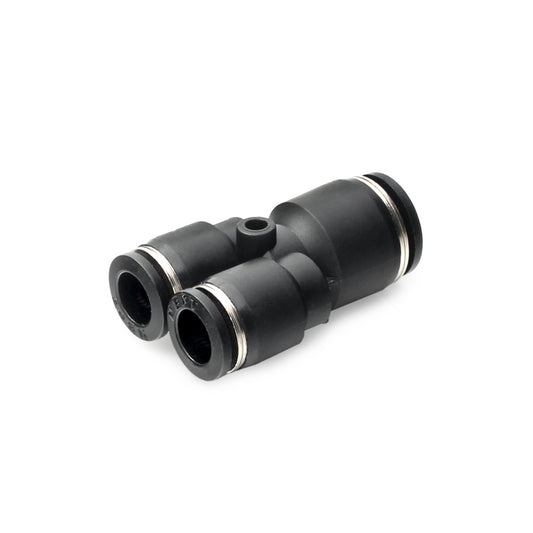 Nuke Performance - Pneufit Quick Connect Y Fitting 8 mm (1x) to 6 mm (2x)