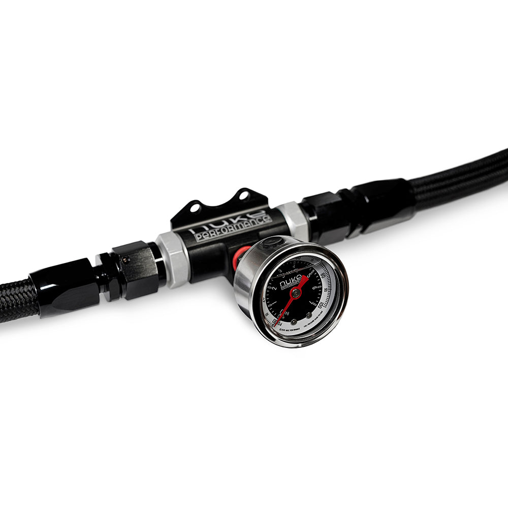 Nuke Performance - Fuel Line Gauge Adaptor AN-8 ORB to M10x1