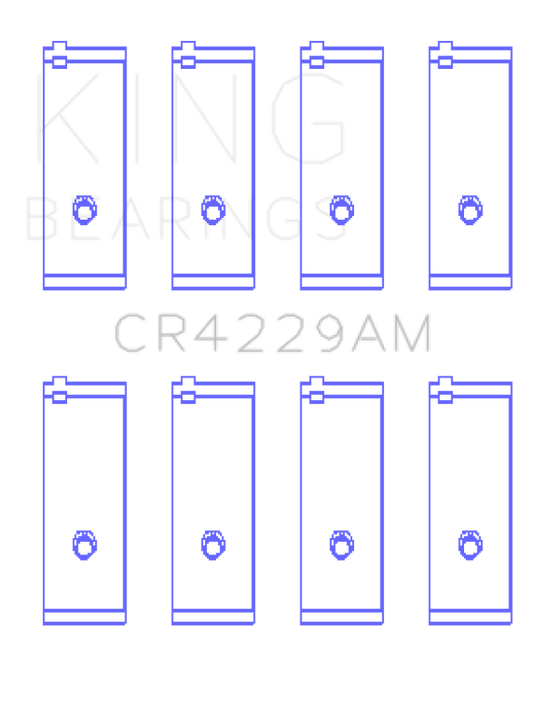 King Engine Bearings Toyota 1E/2E (1.3L) (Size STD) Performance Rod Bearing Set