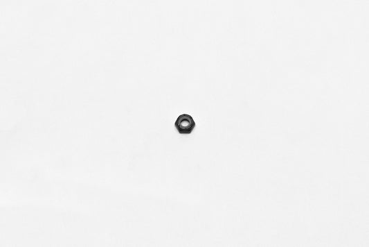 Wilwood nut 1/4-28 thin nylock 7/16 hex black zinc