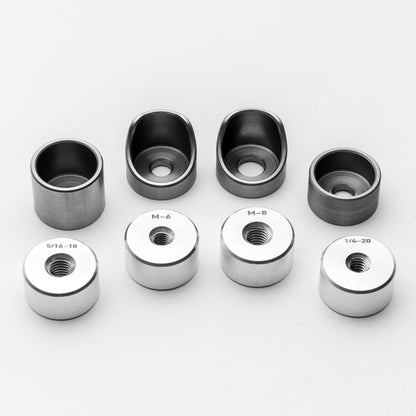 411WORKS 1" Steel Cups w/ Aluminum Bungs