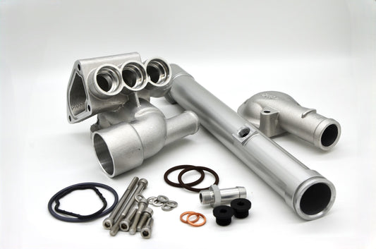 iABED Industries Aluminum Thermostat Housing Kit - Transverse 12v VR6