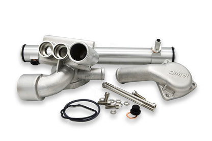 iABED Industries Aluminum Thermostat Housing Kit - Transverse 24v VR6