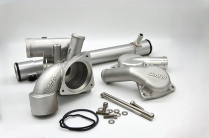 iABED Industries Aluminum Thermostat Housing Kit - Transverse 24v VR6