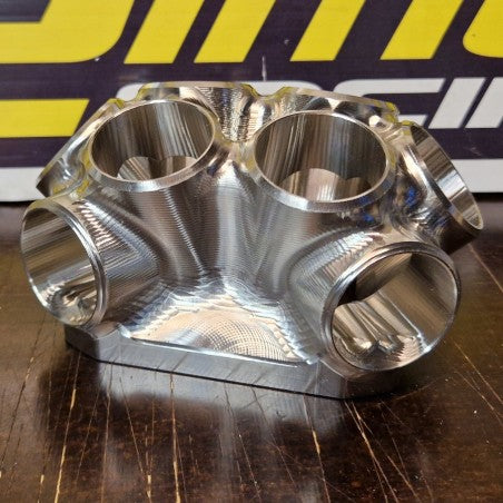 Elmer Racing - 6 TO T4 TWIN 1.25" SCH10 TRIANGLE, DUAL WASTEGATES