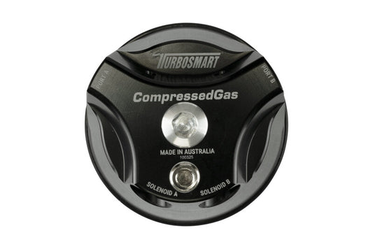 Turbosmart GenV Compressed Gas Solenoid WG45/WG50 Cap - Black
