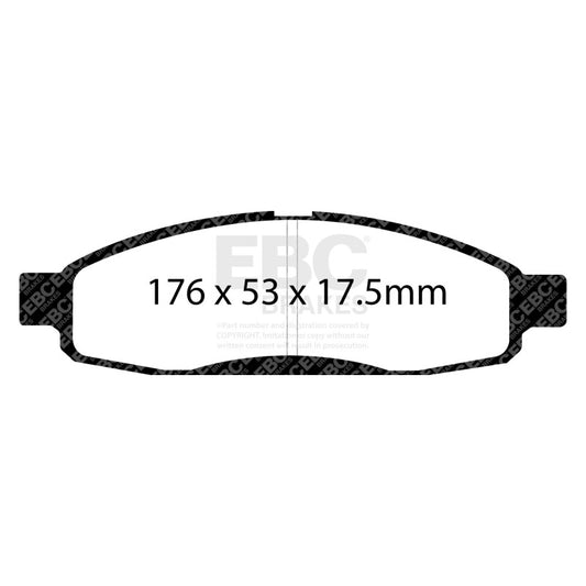 EBC 05-06 Infiniti QX56 5.6 (Bosch) Ultimax2 Front Brake Pads