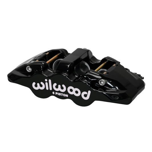 Wilwood caliper AERO6 1.75/1.62/1.62 1.25 rotor .80 THK pad L/H black