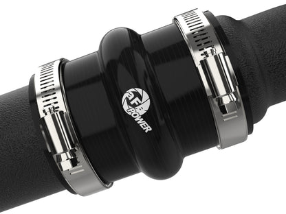 aFe BladeRunner Aluminum Hot and Cold Charge Pipe Kit Black Ford F-150 24-26 V6-2.7L (tt)