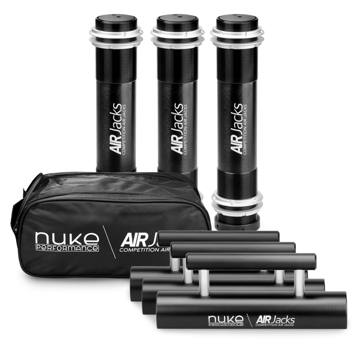 Nuke Performance - Air Jack 60 C 3pc Set, with Hardline hose kit