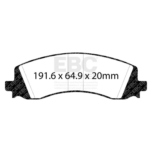 EBC 2019+ Ram 2500 6.4L Extra Duty Rear Brake Pads