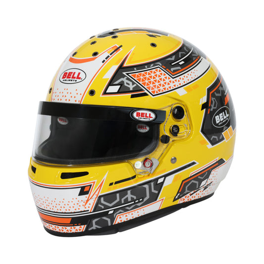 Bell Helmet Rs7-K Stamina Anthracite/Yellow Xlg(61-61 +) Fia8878-2024/K2025