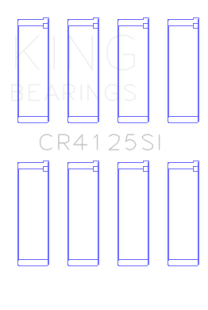 King Subaru EJ15/EJ16/EJ18/EJ20/EJ22/EJ25 (Size 0.5mm) Silicone Bi-Metal Alum Rod Bearing Set