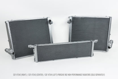 CSF 2019+ 992.1/992.2 Porsche 911(3.0LT Base/T/S/4/4S/GTS/4 GTS) High Perf Right Aluminum Radiator