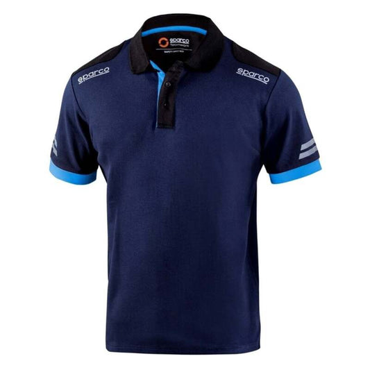 Sparco TW Polo - Large - Navy/Blue