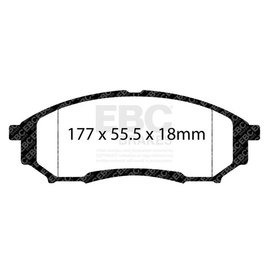 EBC 05-07 Ford F250 (inc Super Duty) 5.4 (2WD) Ultimax2 Rear Brake Pads