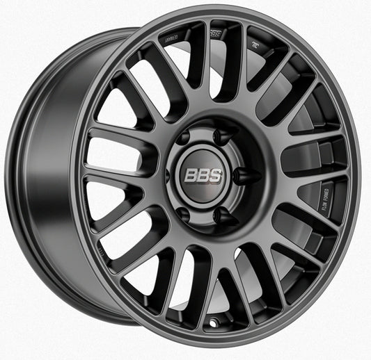 BBS TS-M 18x9in - 5x120 - 72.56 CB - ET30 - Satin Black Wheel