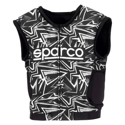 Sparco Vest SJ Pro K-3 MED - BLK/WHT