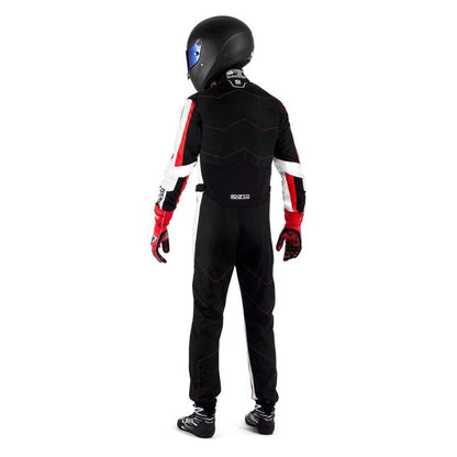 SPARCO Kerb Advanced Black/Red Kart Racing Suit Size M