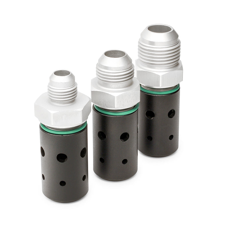 Nuke Performance - Tank Vent Safety Valve AN-8 (3/4 UNF) to AN-10 Male