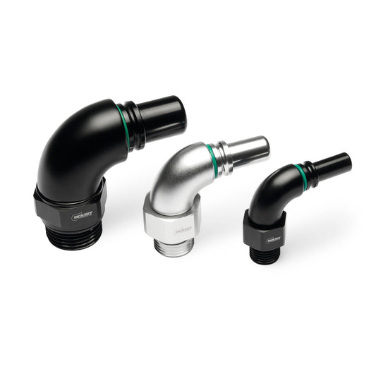 Quick Click - High Flow - Male Fitting to ORB -AN - 90°