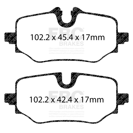 EBC 23-26 BMW X1 U11 2.0L (t) Bluestuff Rear Brake Pads