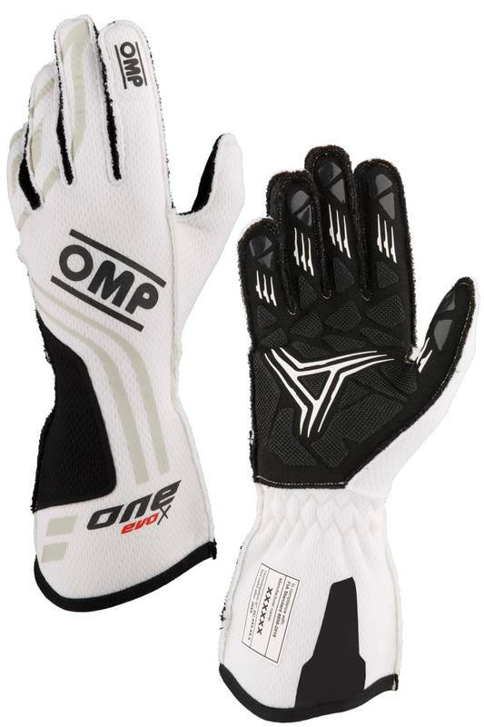 OMP ONE EVO-X MY24 GLOVES FIA 8856-2018 RED SZ S