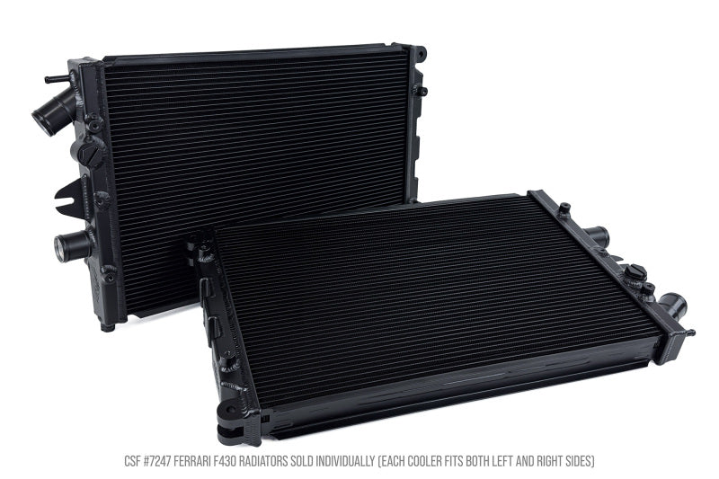 CSF 05-09 Ferrari F430 High Performance All Aluminum Radiator - Left/Right