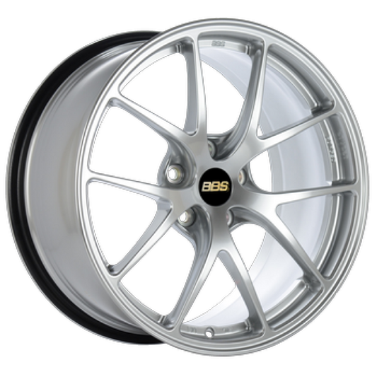 BBS RI-A 18x9.5 5x120 ET23 Diamond Silver Wheel -82mm PFS/Clip Required