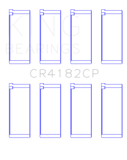 King Engine Bearings VW ABL / AEY / AGR / AHH / AHU 1.9L (Size 0.25) Rod Bearing Set