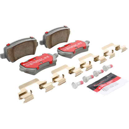 Brembo 13-15 Land Rover LR2 Xtra Ceramic OE Equivalent Pad - Rear