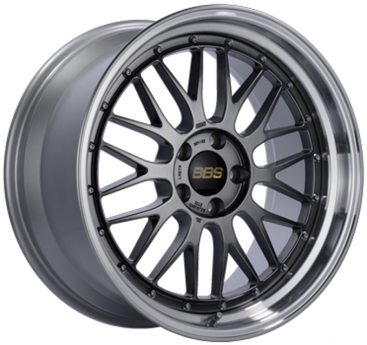 BBS LM 20x9.5 5x112 ET38 PFS Diamond Black Center Diamond-Cut Rim Wheel - PFS/Clip Req