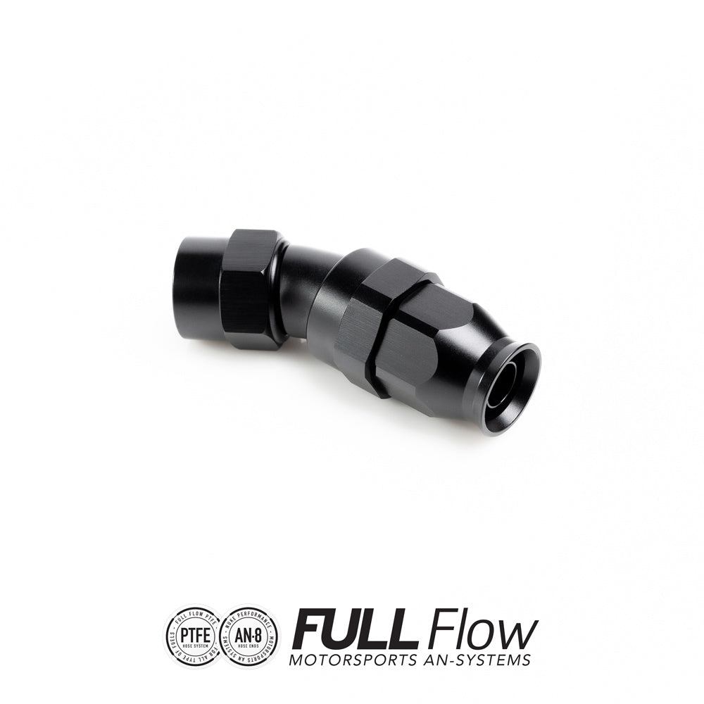 Nuke Performance - Full Flow PTFE Hose End Fitting 30 Degree AN-8