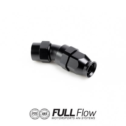 Nuke Performance - Full Flow PTFE Hose End Fitting 30 Degree AN-8
