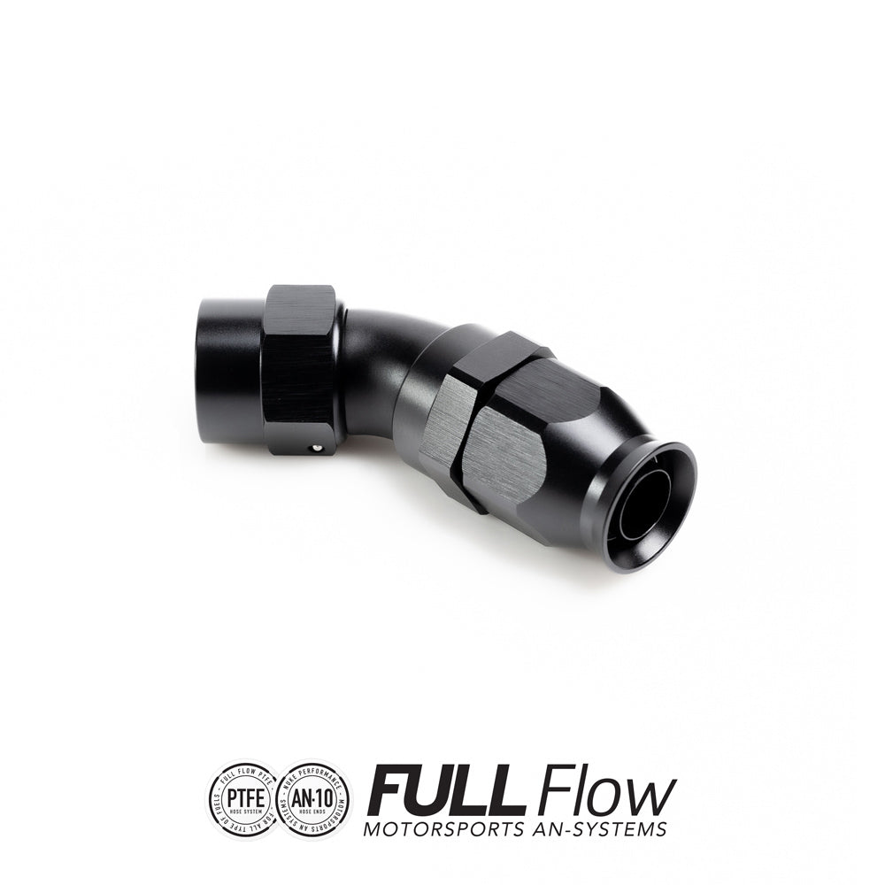 Nuke Performance - Full Flow PTFE Hose End Fitting 45 Degree AN-10
