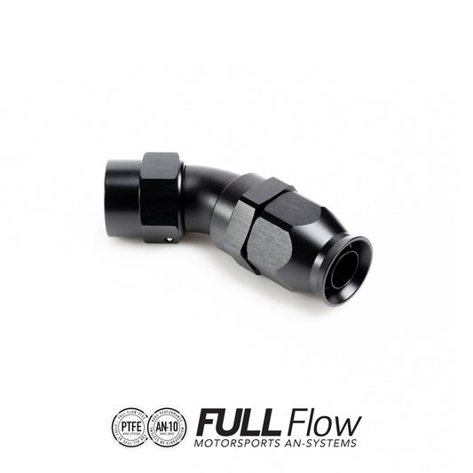 Nuke Performance - Full Flow PTFE Hose End Fitting 45 Degree AN-10