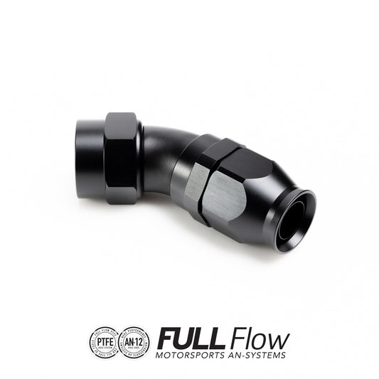 Nuke Performance - Full Flow PTFE Hose End Fitting 45 Degree AN-12