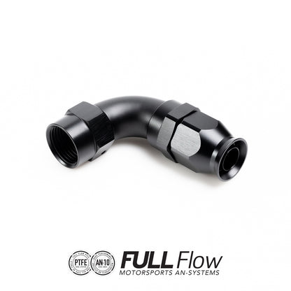Nuke Performance - Full Flow PTFE Hose End Fitting 90 Degree AN-10