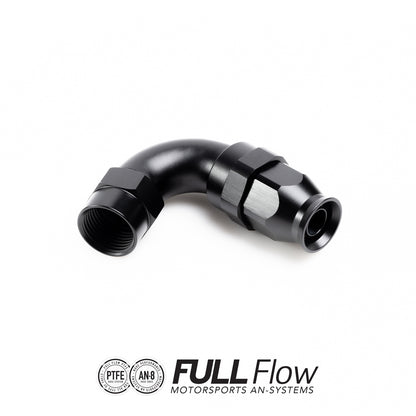 Nuke Performance - Full Flow PTFE Hose End Fitting 120 Degree AN-8