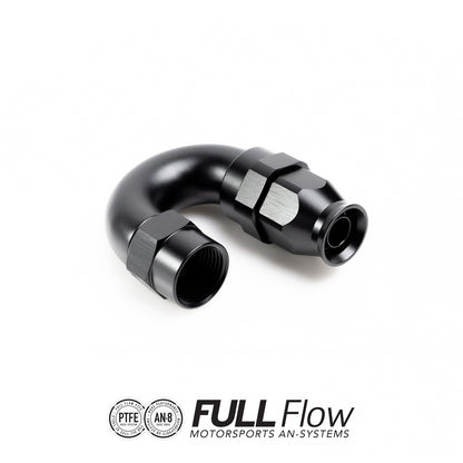 Nuke Performance - Full Flow PTFE Hose End Fitting 180 Degree AN-8