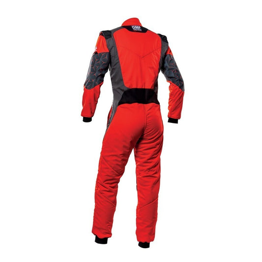 OMP Tecnica Hybrid Overall Fia 8856-2018 - Black/Silver Sz 56