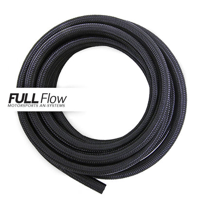 Nuke Performance - Black Nylon Braided Fuel Hose AN-12, Length 2m