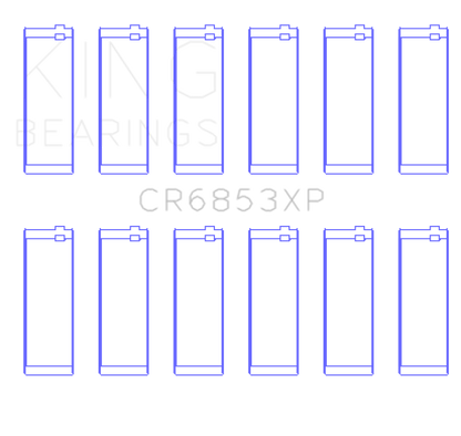 King Engine Bearings BMW S50B32 (Size +0.25) Performance Rod Bearing Set