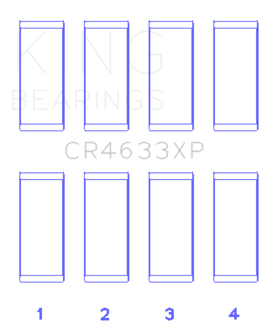 King Engine Bearings Peugeot EP6DT/BMW N14B16C Rod Bearing Set - Size STD